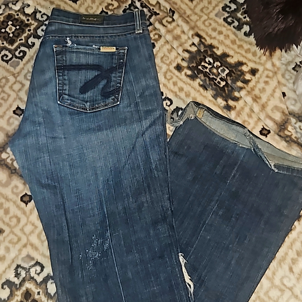 David Kahn distressed jeans